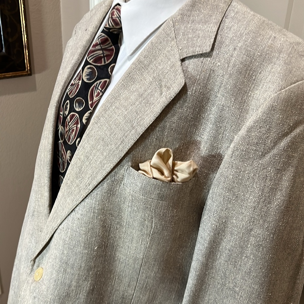 English Manor 🇬🇧 Lightweight Linen Blazer in Excellent Condition - Picture 7 of 14